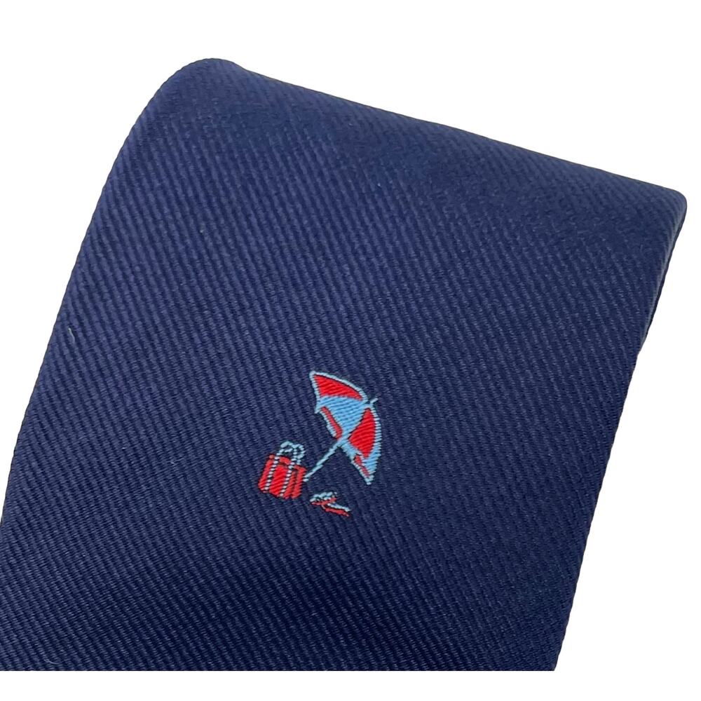 Men's Blue Silk J. McLaughlin Silk Tie